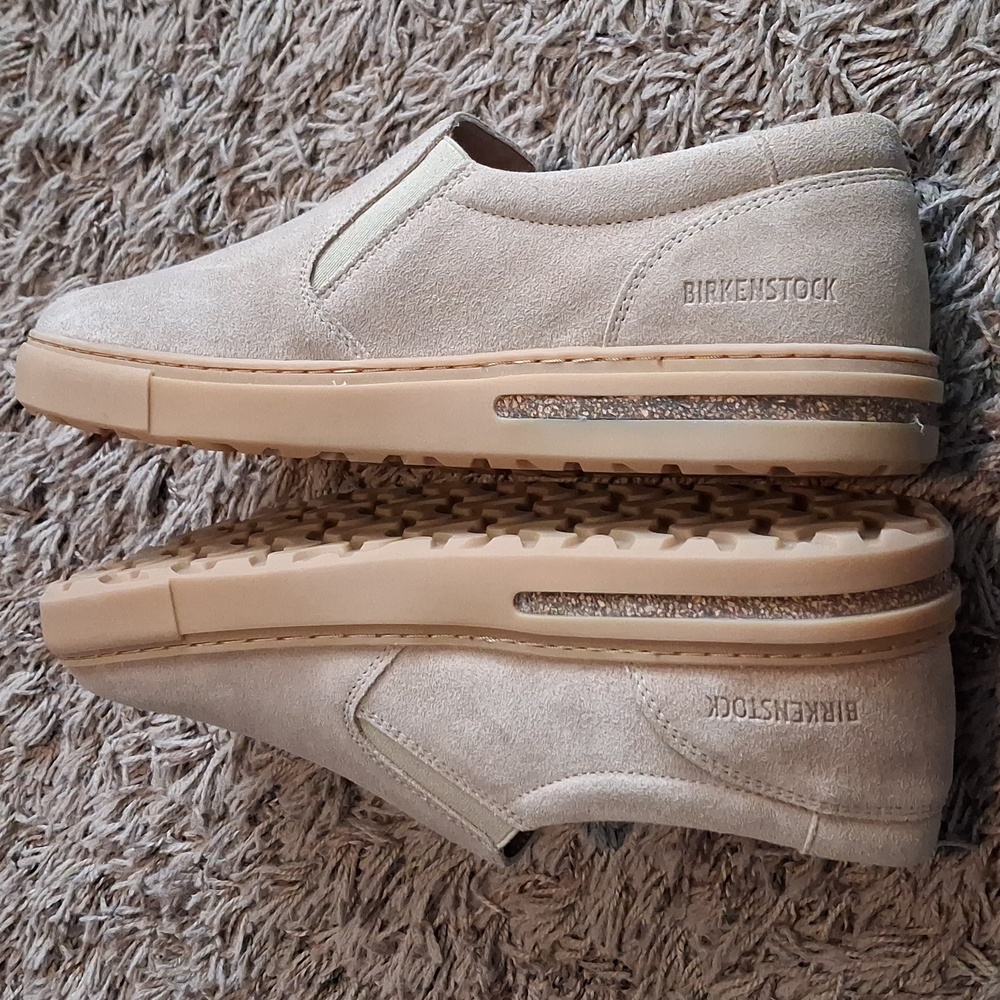 Birkenstock Loafers Shoe Size 41 Oswego Suede Like New! Women's - Picture 4 of 5